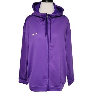 Nike Thermal Full Zip Purple Jacket Women's Size Large